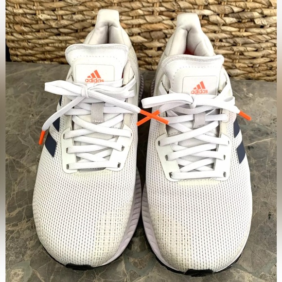 Adidas SOLARBLAZE running shoes Dash White Orange Solar EE4238 Size 6 - Picture 3 of 12